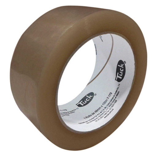 [TUK258206] Cinta Adhesiva De Empaque Tuk 182 Canela (2") 48Mmx150M