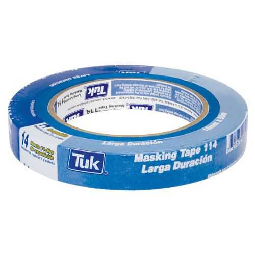 [TUK163028] Cinta Adhesiva Masking Tuk 114 Azul (3/4") 18Mmx50M