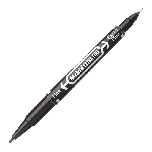 [ZEB4000] Marcador Zebra Permanente Doble Punta Negro