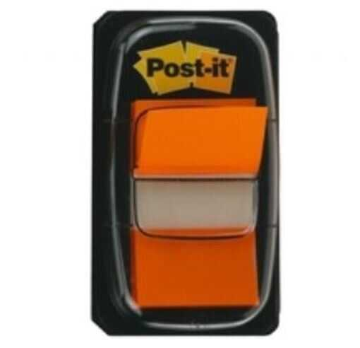 [MMM6804] Banderitas C/Adhesivo Post-It Plastico 1" Naranja 50 Hojas