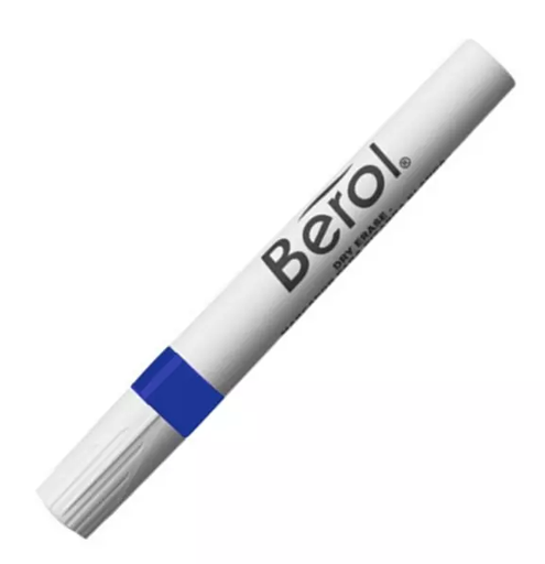 [BER002713] Marcador Berol Para Pizarron Cincel Azul