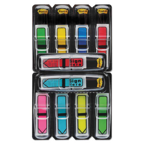 [MMM684VAD2] Banderitas C/Adhesivo Post-It Plastico 1/2" Colores Brillantes 252 Hojas