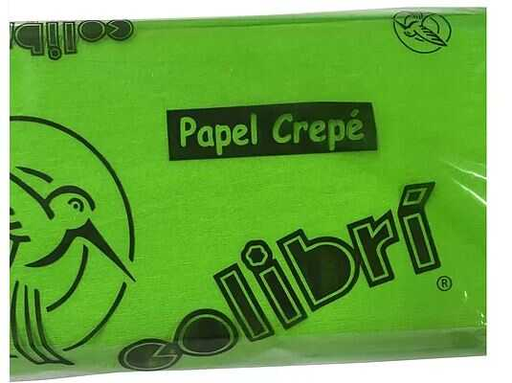 [COLCRE312] Papel Crepe Colibri Verde Limon C/10Pz