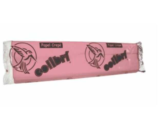 [COLCRE316] Papel Crepe Colibri Rosa Claro C/10Pz