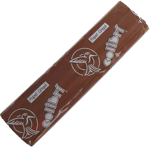 [COLCRE318] Papel Crepe Colibri Cafe Claro C/10Pz
