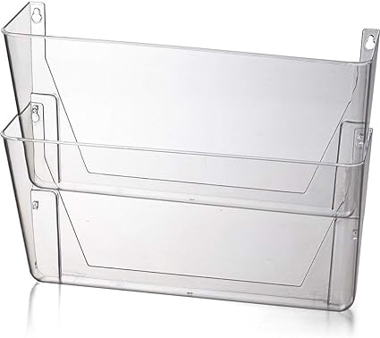 [OIC21404] Papelera Oic Plastico Pared T/C Clara C/2Pz