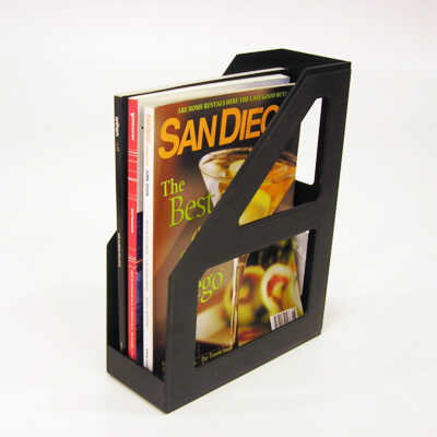 [OIC21602] Portarevista Oic Plastico Negro 