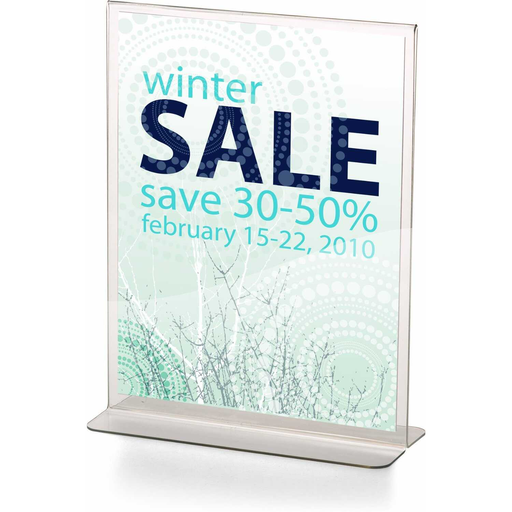 [OIC23005] Upright Sign Holder 8.5 X 11"