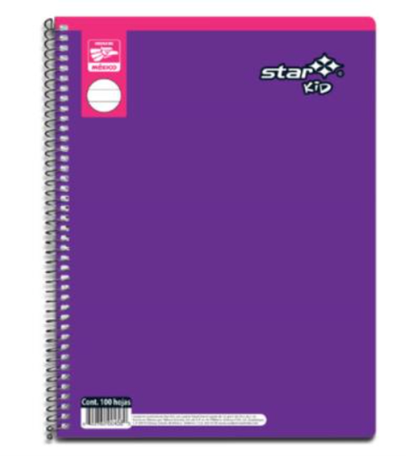 [EST00460] Cuaderno Profesional Estrella Espiral Cuadro 7Mm 100 Hojas