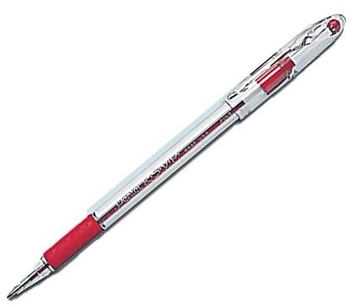 [PENBK90B] Pluma Pentel R.S.V.P. .7Mm Punto Fino Rojo 