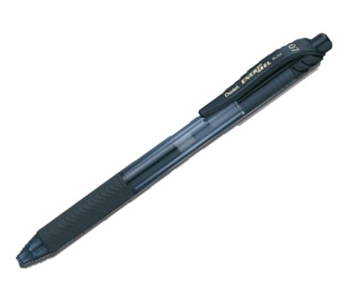 [PENBL107A] Energel-X Retractable Gel Pen, 0.7 Mm Black Ink/Ba