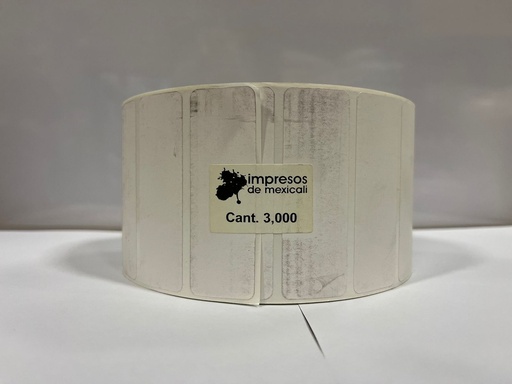 [CLPTT30000B0011A] Etiqueta Tt 3X1" C-3 Rl/3000Cj/3 Blanco