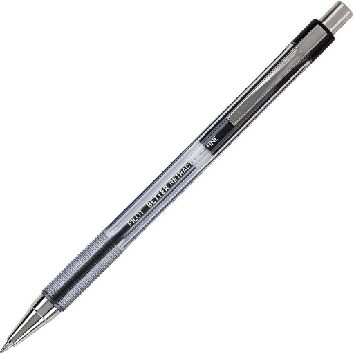 [PIL30000] Better Ballpoint Retractable Pen, Black Ink, Fine,