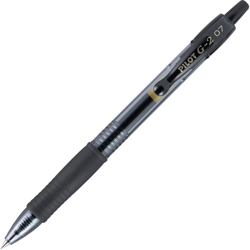 [PIL31020] Pluma Pilot G2 Gel Rolbal Retractil .7Mm Punto Fino Negro