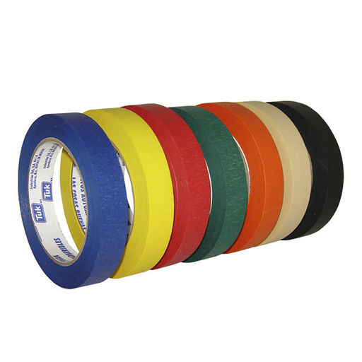 [TUK100512] Cinta Adhesiva Masking Tuk 105 (1/2") 12Mmx50M Naranja