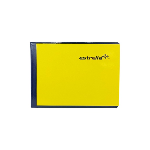 [EST00654] Cuaderno Italiano Estrella Cosido Doble Raya 100 Hojas