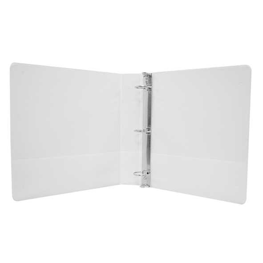 [AZR3029301BL] Carpeta Azor 3" Capacidad C/Mica T/C 3 Aros O Blanca 