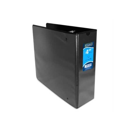 [AZR3029411NE] Carpeta Azor 4" Capacidad C/Mica T/C 3 Aros D Negra