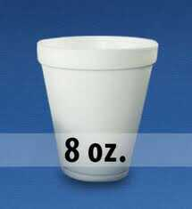 [DRT8J8] Vaso Foam Termico Frio/Caliente 8Oz C/25Pz