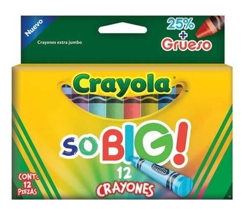 [CYO521912] Crayones Crayola Extra Jumbo Colores Surtidos  C/12Pz