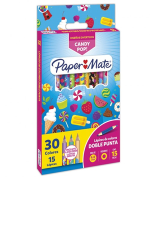 [PAP2087381] Lapiz De Colores C/15 Doble Paper Mate Candy P