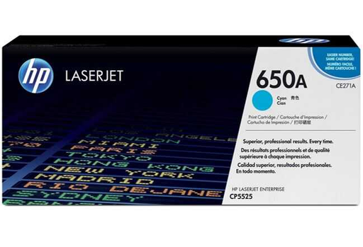 [HEWCE271A] Toner Hp 650A Cp5525 Original 15,000 Paginas Cyan