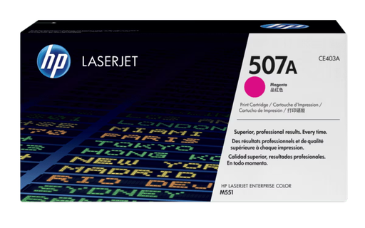[HEWCE403A] Toner Hp 507A P/Laserjet M551 Original Magenta 