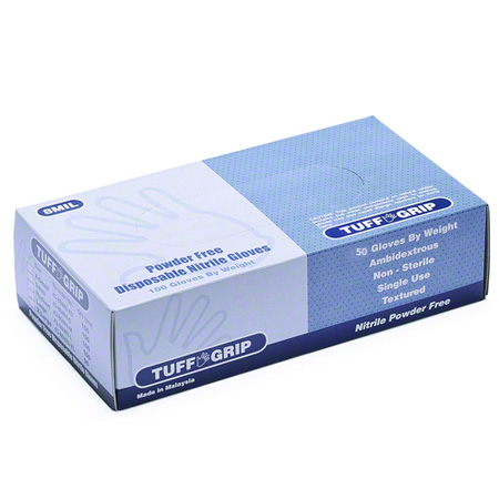 [TFF4380WN12M] Guante Nitrilo 8 Mil Sin Talco Talla M Azul C/50Pz