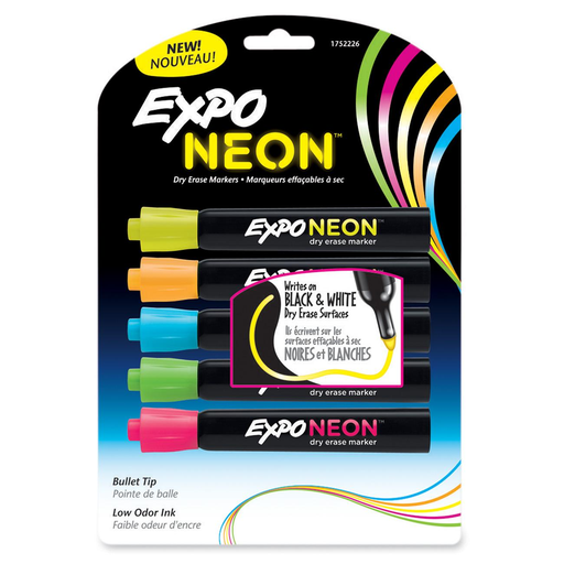 [SAN1752226] Dry Eras Neon Mrkr 5Pk