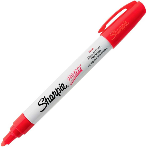[SAN35550] Marcador Sharpie Paint Mediano Sanford Rojo 