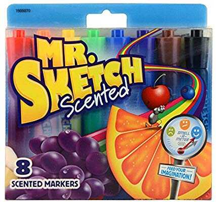 [SAN20078] Marcador Mr Sketch Para Rotafolio 8 Colores C/Aroma 