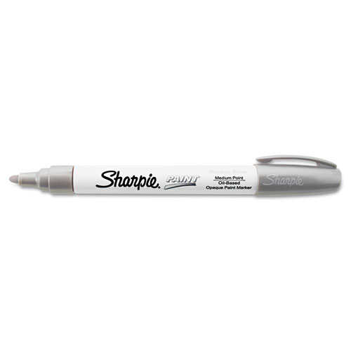 [SAN35560] Oil-Based Medium Point Pant Marker, Silver