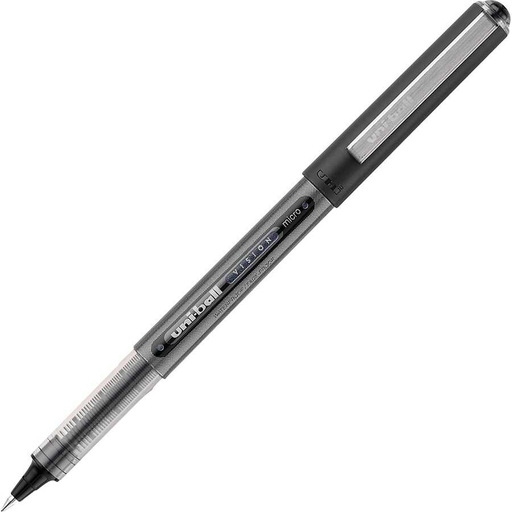 [SAN60106] Pluma Uniball Vision C/Tapa .5Mm Punto Extra Fino Negro