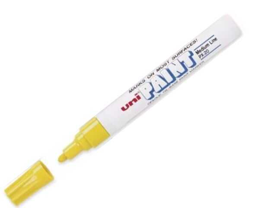 [UBC63605] Marcador Unipaint Mediano Px20 Amarillo