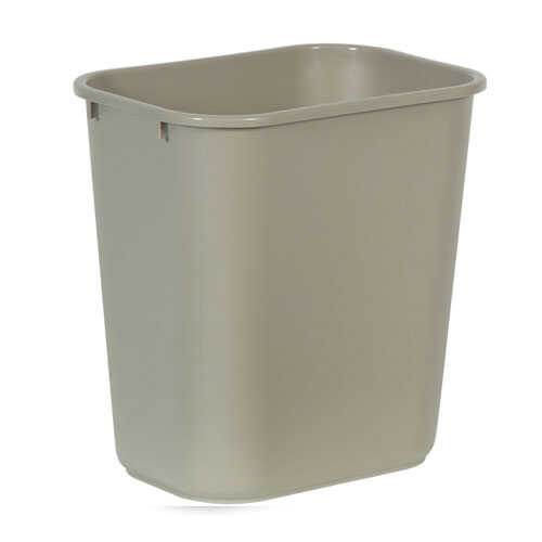 [RCP2956BEI] Bote Para Basura Plastico De Oficina 7 Galones Beige