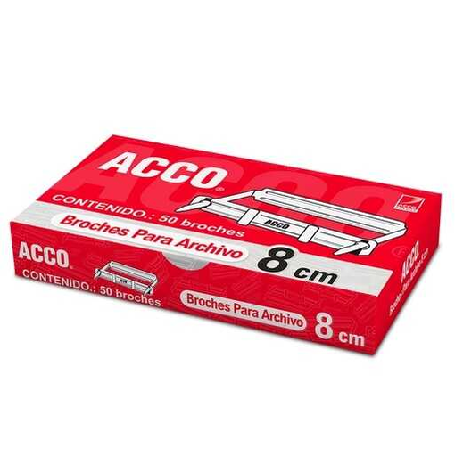 [ACC70825] Broche Acco 8 Cm Largo C/50Pz