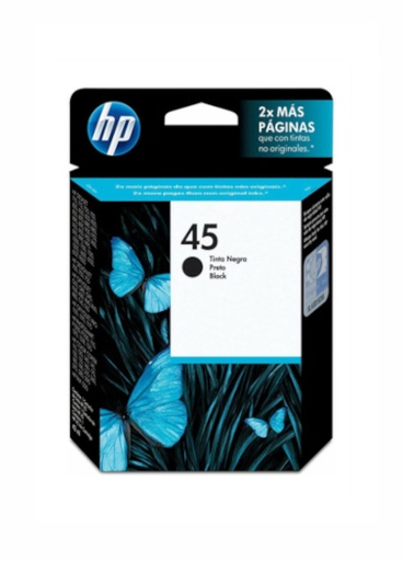 [HEW51645A] Cartucho De Tinta Hp 45A Deskjet Negro 930Pg
