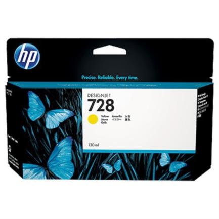 [HEWF9J65A] Cartucho De Tinta Hp 728 130Ml Amarillo 130 Ml