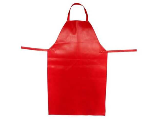 [LIMMANDIL002] Mandil De Lona C/Bastilla Unitalla Rojo 