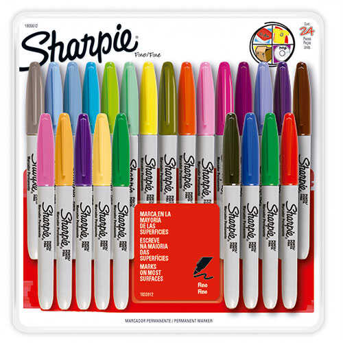 [SAN056120] Marcador Sharpie Fino Blister Surtido C/24Pz