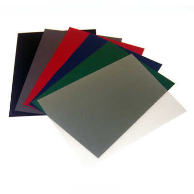 [TPI19CLAGR] 19mil Polypropylene Covers in 8.5” x 11" Clear Grain