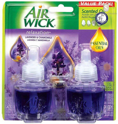 [REC78473] Liquido Aromatizante Airwick Aceite Lavanda/Manzanil C/2Pz