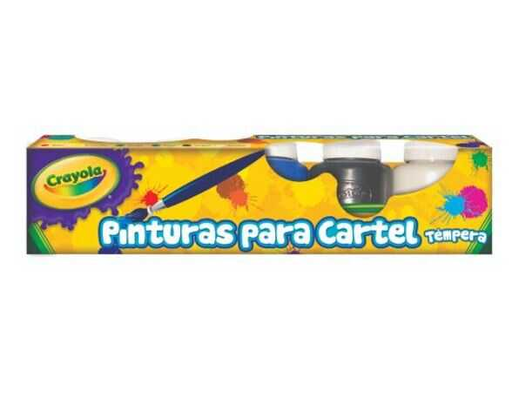 [CYO542006] Pintura Tempera Crayola 59Ml Surtido C/6Pz