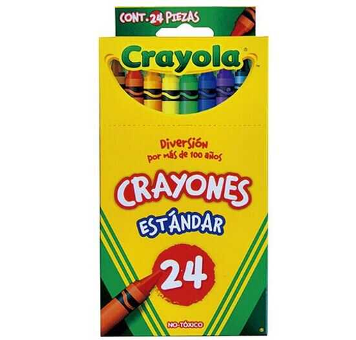 [CYO523024] Crayones Crayola Estandar C/24Pz
