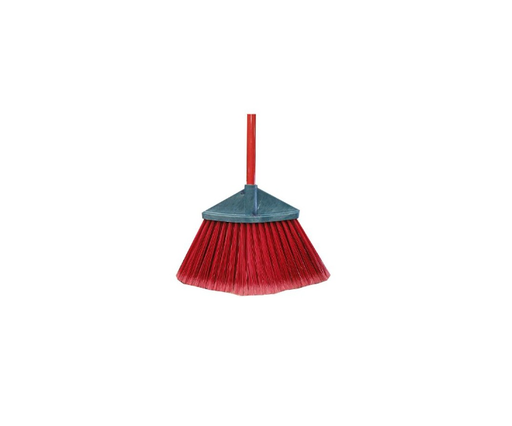 [LIMESCOBA401-205] Escoba Abanico Grande C/Mango Metal Rojo