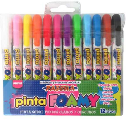 [PSCPINTA02] Marcador Pascua Pinta Foami C/12Pz