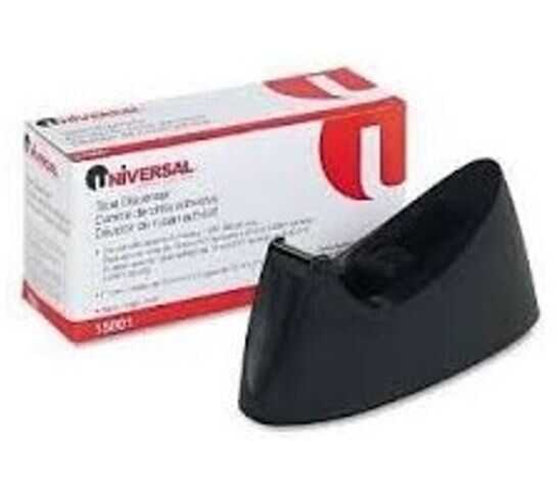 [UNV15001] Despachador Para Cinta Adhesiva Rollo Chico Negro Universal