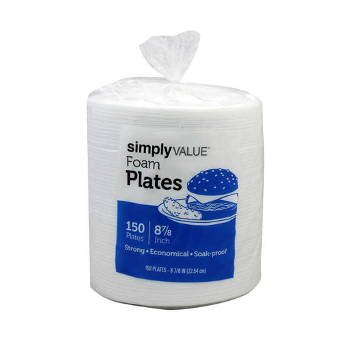 [SPV13453] Platos Simply Value Foam 8 7/8" Sin Division C/150Pz