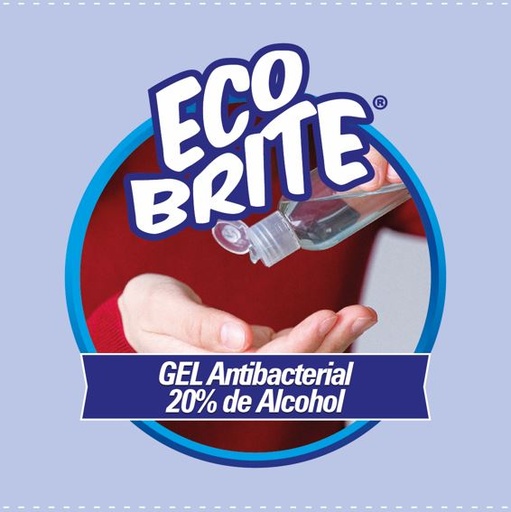 [ECB000300] Gel Sanitizante Antibacterial Ecobrite 70% 3.78Lts