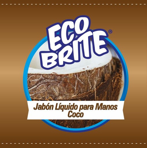 [ECB000504] Jabon Liquido Para Manos Ecobrite Coco 3.78Lts